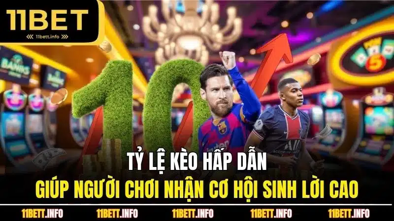 Tỷ lệ kèo hấp dẫn giúp người chơi nhận cơ hội sinh lời cao